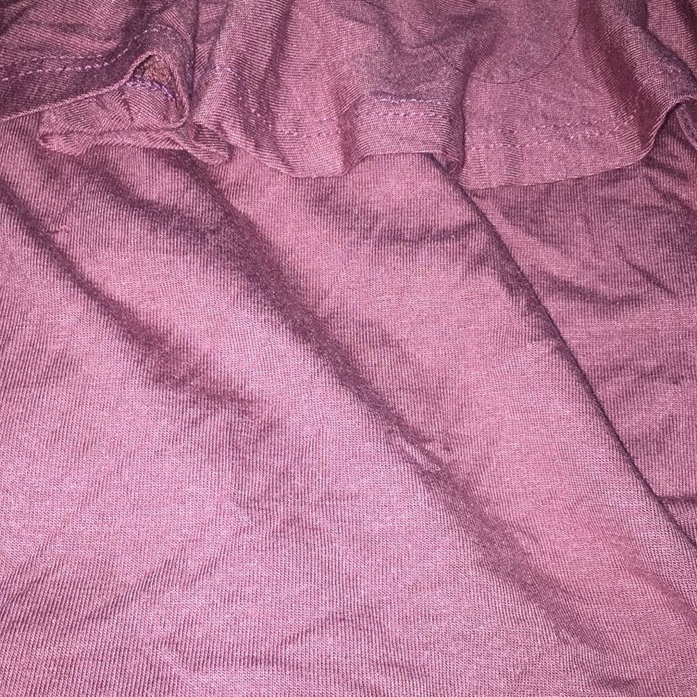 Blush colored Tie down crop top size L - Picture 8 of 8